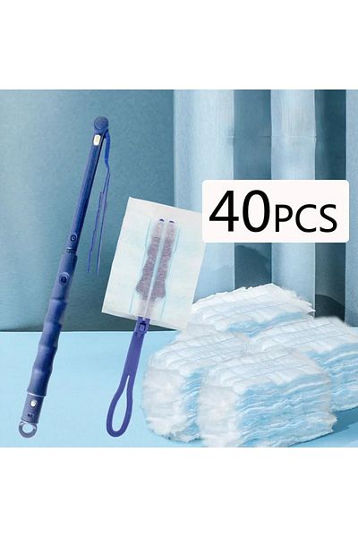 Choice Long-short-40 Heads Disposable Dusters With Replace Heads Scalable Cleaning Brush Duty Duster Refill