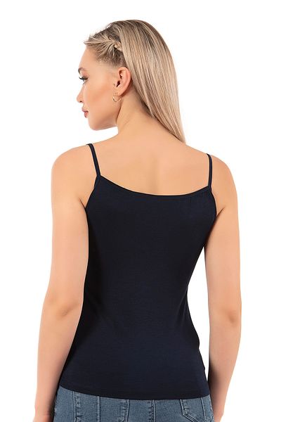 ÖZKAN underwear Özkan 2040 Țesătură premium pentru femei, viscoză, satin, guler, flexibil, confortabil, curea subțire, atlet