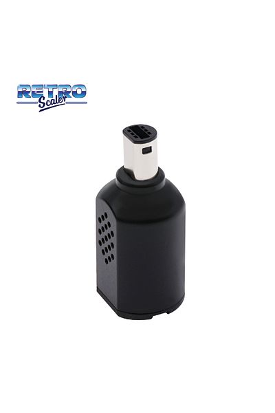 RetroScaler Black Blueretro Wireless Controllers Adaptor For Ngc Gamecube Console To Ps3 Ps4 Ps5 Swi
