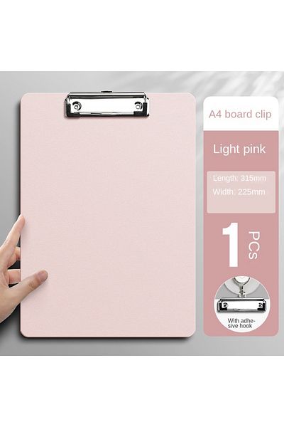 Choice Pink A4 Waterproof Clipboard Writing Pad File Folder Document Holder School Supply
