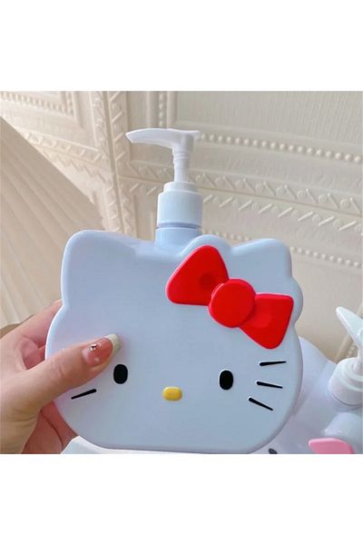 Choice C 750ml Sanrio Hello Kitty Soap Dispensers Refillable Lotion Shampoo Shower Gel Holder Cute Travel .