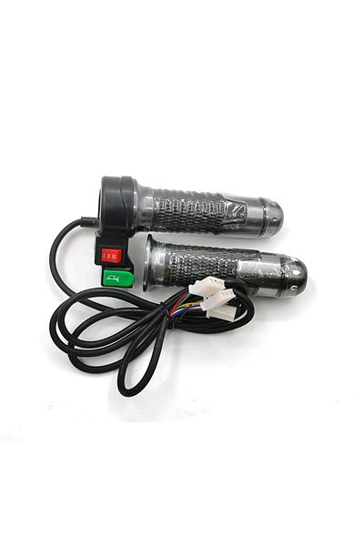 Choice B 12v-72v Universal Handlebar Grips Three Speed Turn Handle Throttle Accelerator For Citycoco Elect.