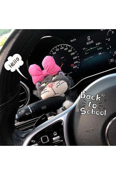 Choice Creative Cute Cartoon Cat Car Decoration Wiper Turn Signal Plush Decoration Ornaments