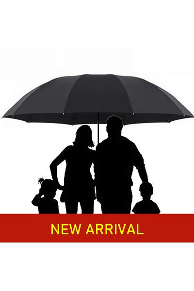 Choice Black Super Large Folding Umbrella Rain Women Windproof Sunny And Rainy Paraguas Male Double Whole F