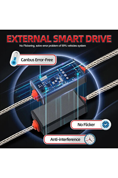 Choice مجموعة تحويل H7 6000K أبيض بارد H1 H7 H11 LED 9005 9006 9007 H13 H4 LED شعاع عالي/منخفض 3000