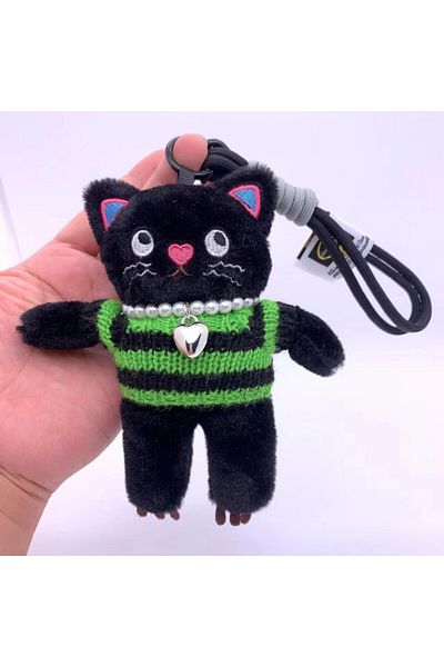 Choice 1 15cm Kawaii Cat Plush Keychain Pink Cat Plush Pendant Animals Doll Keyring Car Key Decorations Do.