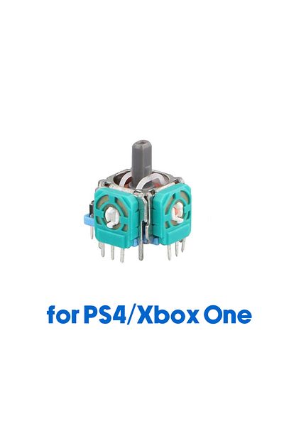 karbeen قطعتان باللون الأزرق لجهاز PS4 Xbox 2025 الجديد بديل عصا التحكم التناظرية ثلاثية الأبعاد الأصلية ذات المحور التناظري ثلاثي الأبعاد