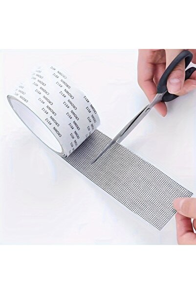 Choice شريط لاصق قوي لإصلاح شاشات النوافذ 2 متر، لفة واحدة باللون الرمادي - ي...