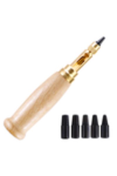 Choice 1 Miusie Hole Punch Screw Removable Book Drill Auto With 6 Size Tip 1.5-4mm Automatic Belts Screw P.