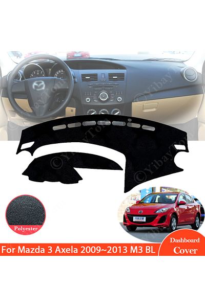 Choice Car Dashboard Cover Dash Protect Mat Pad For Mazda 3 Axela 2009 2010 2011 2012 2013 Sunshade Dash...