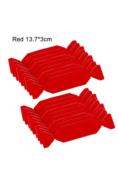 Choice 13.7x3cm 20pcs Squeegee Felt Cloth For Car Vinyl Film Wrapping Scraper No Scratch Microfiber Replace