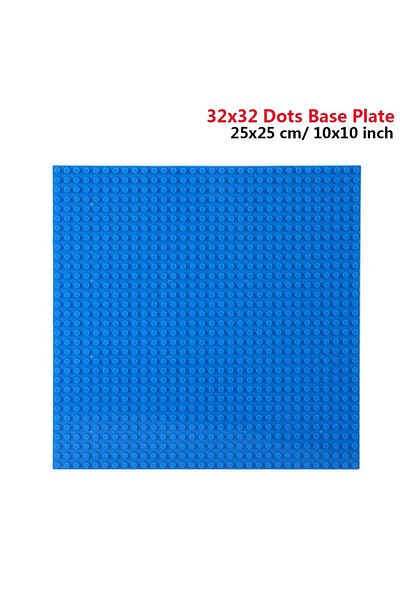 Choice Dots Blue 32x32 32x16 Dots Classic Building Blocks Base Plate Moc Diy Small Size Bricks Baseplate Pa