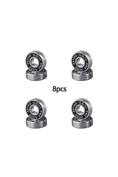 Choice Black 8pc Bearings Ilq-11 High-speed Bearings Are Suitable Forskateboard Long Board Inline Roller Sk