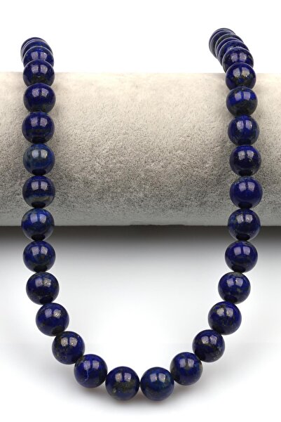 Alibaba Doğaltaş Lapis Lazuli (AAA Kalite) Doğaltaş Dizi 10 mm Küre Kesim