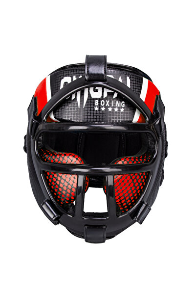 Choice L AGW MZ أحمر موي تاي مارتيال تايكوندو مع قناع للأطفال/البالغين غطاء ر...