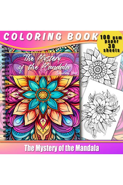 Choice Purple Spiral Coloring Book -30 Sheets Adult Coloring Book, 11.3 X 8.3 Inches, 100g Thick Paper, Dra