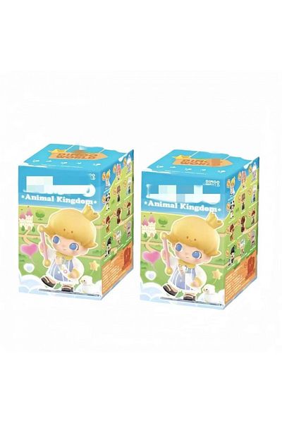 Choice 2 Random Options Popmart Bubble Mart Blind Box Dimoo Animal Kingdom Series Handmade Trendy Toy Doll