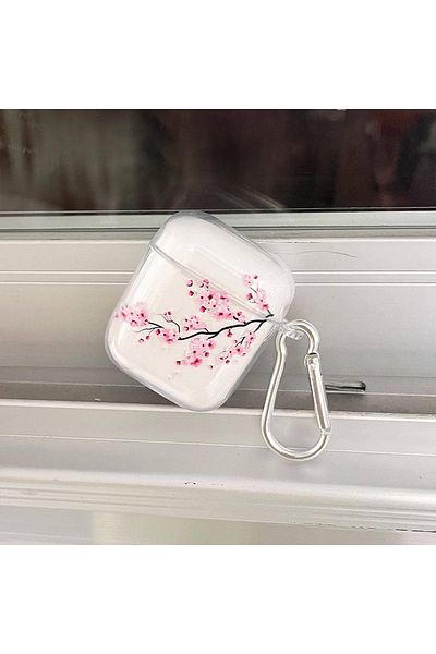 Choice For Airpodspro Pink Clear TPU Sakura Custom Cases For Airpods pro2 Fashion Silicon Headphone Earp