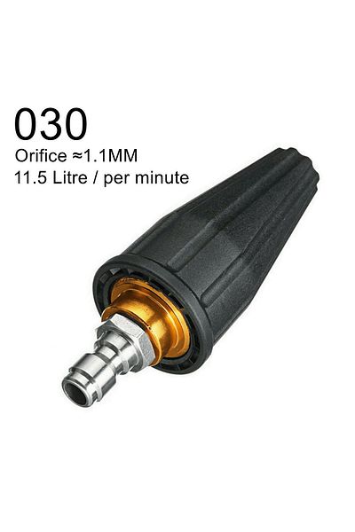 Choice 030 High Pressure Washer Jet Wash Dirt Blaster Rotating Turbo Nozzle Sprayer Tip 3600 Psi Car Was To