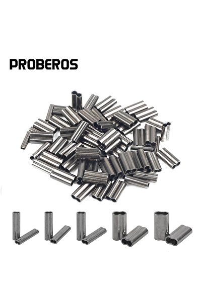 Choice 1.7 مم PRO BEROS 50 قطعة من أكمام الضغط النحاسية ذات الأسطوانة المزدوج...