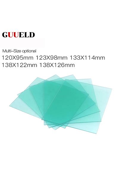 GUUELD 10pcs 138x122mm Lens Protective Plastic Plate Cover(PC) Of The Auto Solar Darkening Welding Mask/wel