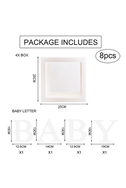 Choice صندوق بريد للأطفال 25 سم، صناديق بالونات، حفل استقبال مولود جديد، زينة...