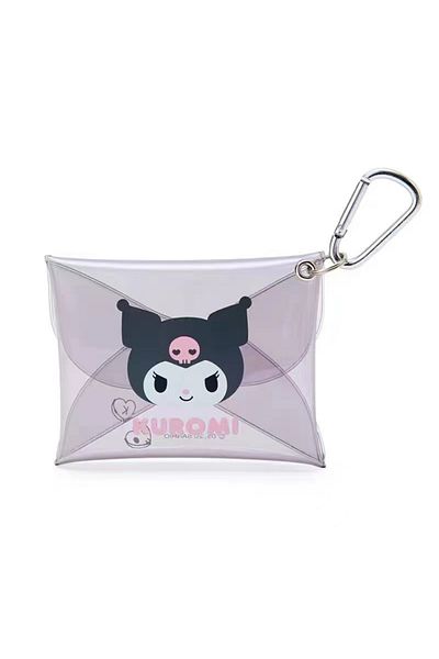 Choice 5 Sanrio Hello Kittycute Pvc Jelly Zero Wallet Transparent Kuromi Card Bag Storage Bag With Mountai.