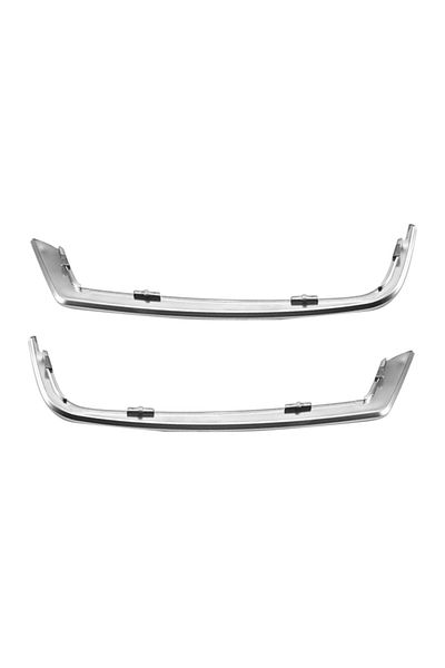 VODOOL 2pcs 6/4/2pcs Front Door Speaker Cover Gap Trim Silver Horn Decorative Strip For Bmw 5 Series F10 20
