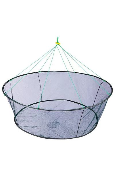 Choice 80cm Green 80cm Loose Mouth Folding Drop Fishing Net Shrimp Catcher Tank Casting Network Fish Eels T
