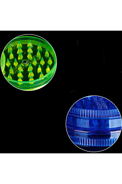 Choice 12 قطعة مطحنة 12 قطعة/العبوة القطر: 60 مم مطحنة فلفل بلاستيكية 3 طبقات كسارة توابل يدوية ألوان مختلطة