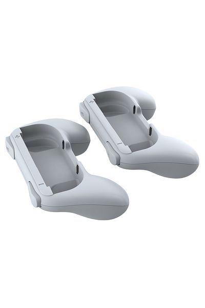 Wottler White 2pcs Hand Grips Compatible With Switch/switch Oled Model Controllers, Grip Compatible With Swi