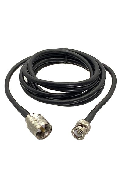 Choice 3 أقدام (1 متر) 1 قطعة كابل Rg58 موصل UHF Pl259 ذكر إلى موصل BNC ذكر موصل Rf محوري وصلة ذيل الخنزير