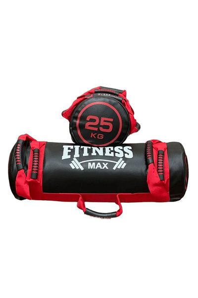 Fitness Max كيس رمل قوي لتدريب الاوزان مع مقابض25  كيلو من فتنس ماكس