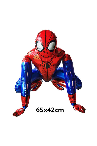 Choice نمط الصورة-1 بالون حامل ثلاثي الأبعاد كبير الحجم على شكل بطل خارق سباي...