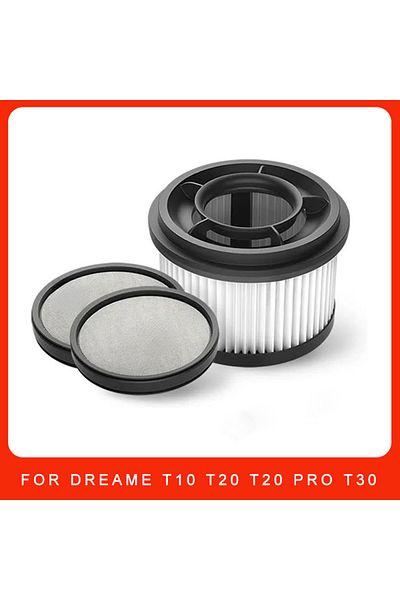 Choice 3pcs Hepa Filter Accessories For Dreame T10 T20 T20 Pro T30 T30 Neo Filters Set Robot Vacuum Cleaner