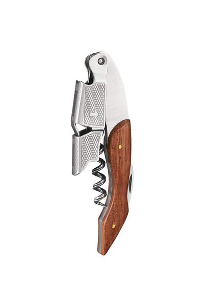 Choice 1pcs 1pc Sommelier Waiter Corkscrew Spring Loaded Double Lever Wine Opener Waiter’s Bartender Access