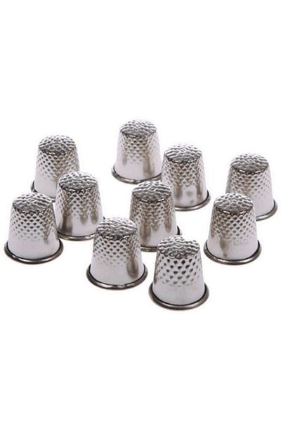 Choice Antique Hard Metal Brass Sewing Thimble Needles Partner Finger Protector DIY Sewing Tools