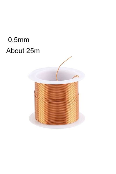 Choice 50g 0.5mmx25m 0.1mm-1.5mm Diameter Enameled Wire, High-temperature Resistant Copper Wire, Bare Wire