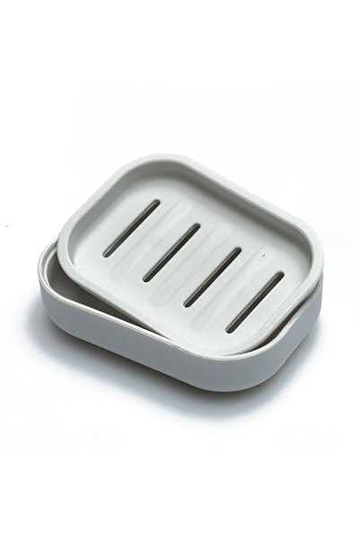 Choice 1 قطعة من أطباق الصابون المحمولة ذات الطبقتين من البلاستيك، صندوق صابو...