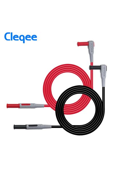 Choice P1033 Cleqee P1032 P1033 Multimeter Test Cable Injection Molded 4mm Banana Plug Test Line Straight