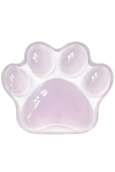 Choice 120x102x20mm Light Purple Exco Ergonomic Silicone Mouse Wrist Rest Support Pad Cat Paw Hand Cushion