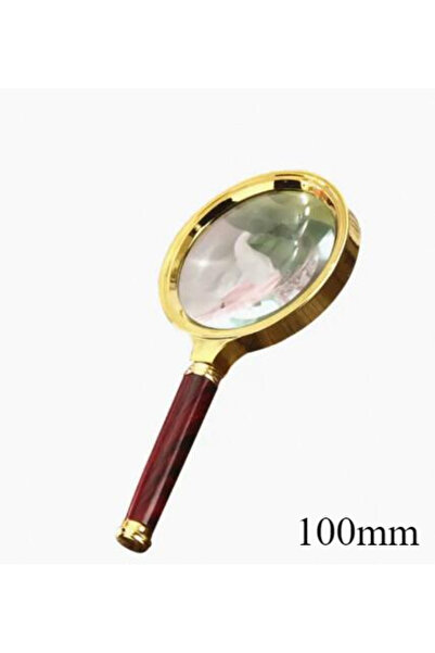 Choice عدسة مكبرة يدوية ZEXEF 10x مقاس 100 مم بمقبض خشبي، عدسة مكبرة مقاس 60/...