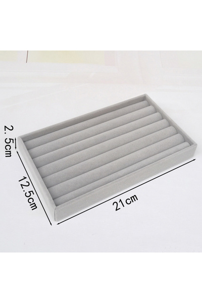 Choice علبة مجوهرات قابلة للتكديس من المخمل الناعم، علبة تخزين لعرض المجوهرات...