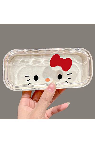 Choice Kt Cute Sanrio Hello Kitty Glasses Storage Box Anime Kawaii Anime Pochacco Cartoon Girls Sweet Sungl