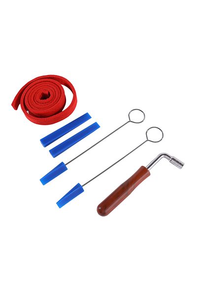 Choice 6pcs Professional Portable Lever Jujube Piano Tuning Tuner Mute Kit Tools And Case Piano Tuning Leve