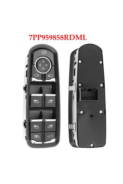ITYAGUY 7pp959858rdml 7pp959858aedml 7pp959858rdml 7pp959858mdml Front Left Power Window Switch Button For P