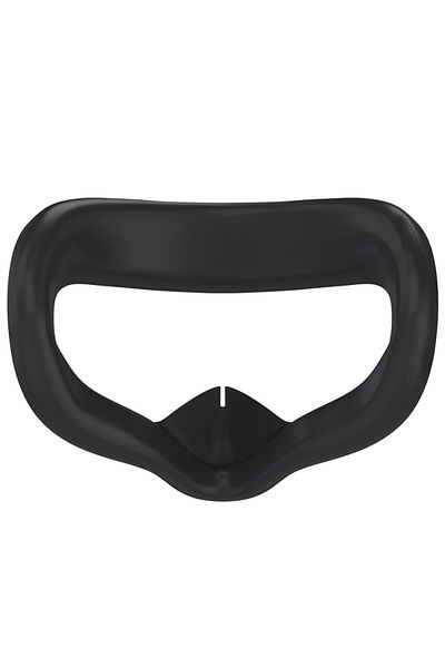 LONGPEAN Black Vr Headset Face Silicone Cover Cushion Soft Pads For Oculus Quest 2 Vr Accessories