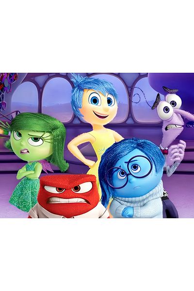 Hot Toys Full Round 20x30cm 7628 Disney Diamond Mosaic Inside Out Picture Rhinestones Embroidery New Arrival