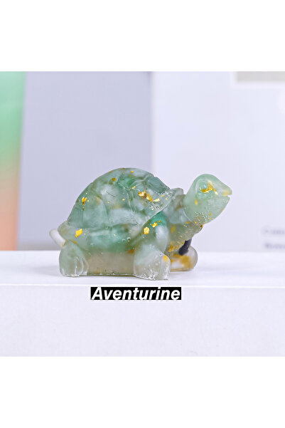 Choice قطعة واحدة من الكوارتز الأفينتورين، قطعة واحدة من حجر الكريستال الطبيعي، تمثال سلحفاة من حجر الريكي، تمثال سلحفاة من حجر الريكي، تميمة F