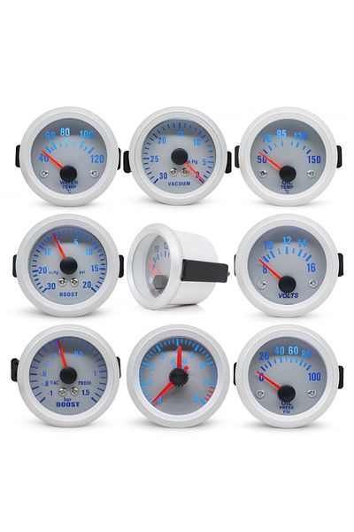 Choice DRAGON GAUGE 2" 52mm LED Car Boost/Water Temp/Oil Temp/Oil Pressure/Tachometer/Volt/Vacuum Gauge ...